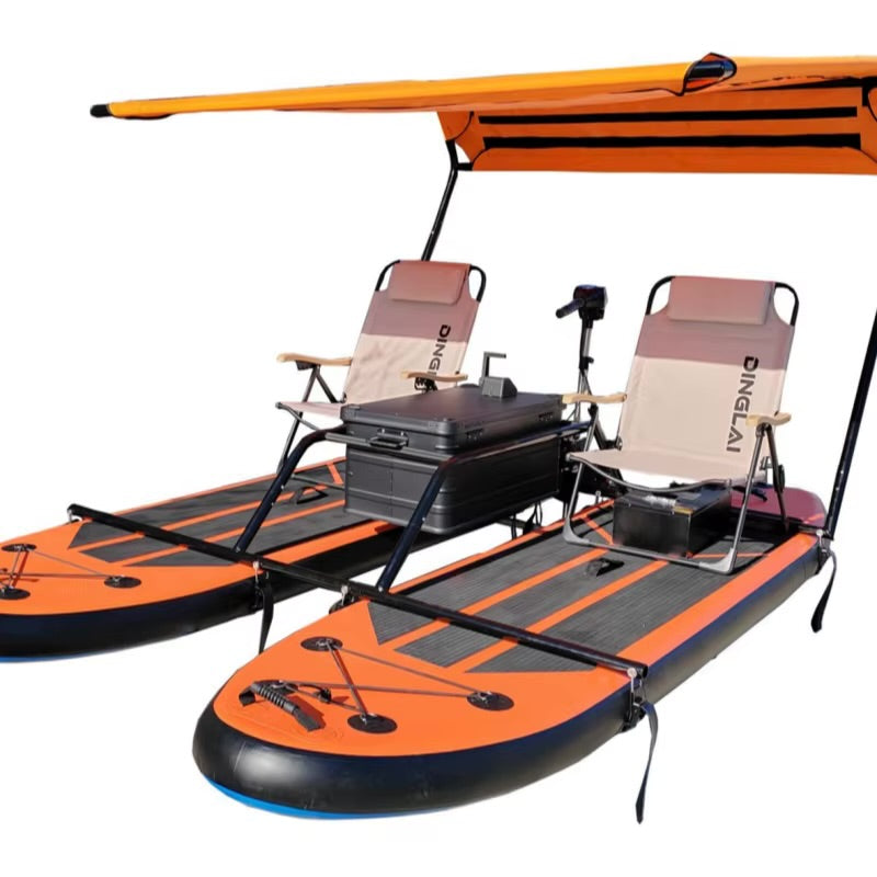 Catamaran gonflable électrique