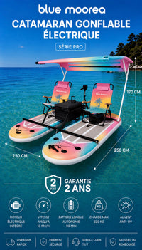 Catamaran gonflable électrique